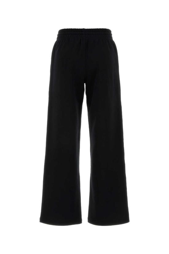 26SS 버버리 체크 트리밍 코튼 트랙 팬츠 8121159 A1189 BLACK - BURBERRY