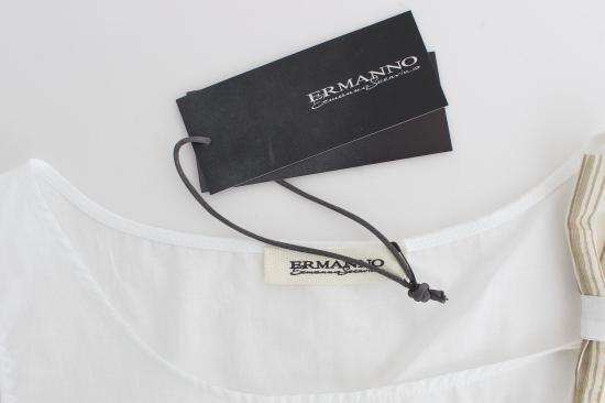  에르마노 설비노 민소매 티셔츠 SIG11503 WHITE - ERMANNO SCERVINO