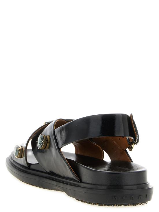 26SS 마르니 샌들 MA332793BM BLACK - MARNI