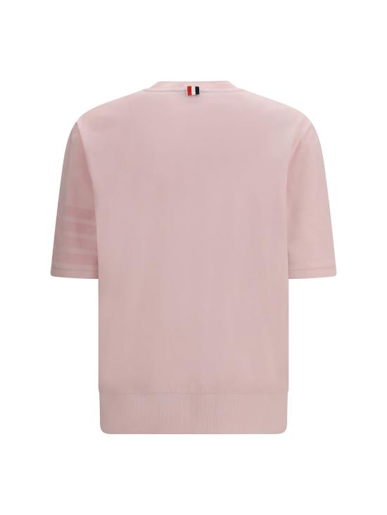 26FW 톰브라운 코튼 저지 4바 티 MJS303AJ0253 680 PINK - THOM BROWNE