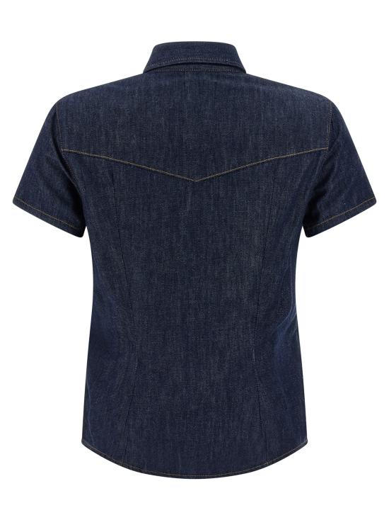 26SS 케이트 셔츠 KH325772BM NAVY - KHAITE