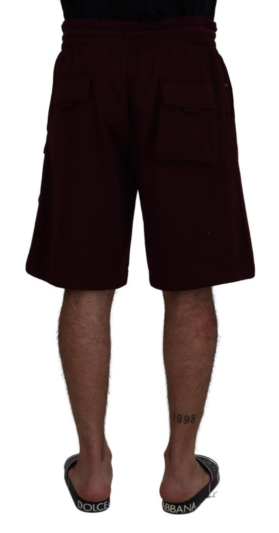  돌체앤가바나 숏팬츠 PAN74013 MAROON - DOLCE & GABBANA