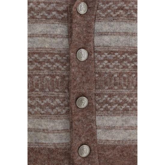 26FW 브루넬로 쿠치넬리 가디건 BRMTF710006CTB53BB BROWN - BRUNELLO CUCINELLI