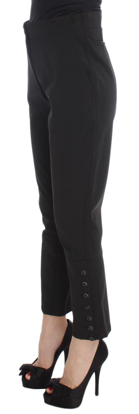  에르마노 설비노 스트레이트 팬츠 SIG30401 BLACK - ERMANNO SCERVINO