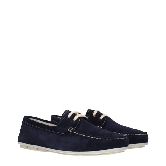  프라다 플랫 슈즈 PR15433100165385BT NAVY - PRADA