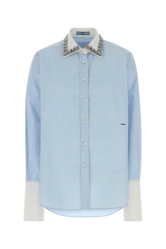 26FW 프라다 셔츠 P465JRSOOO1XV2 F0M10 BLUE