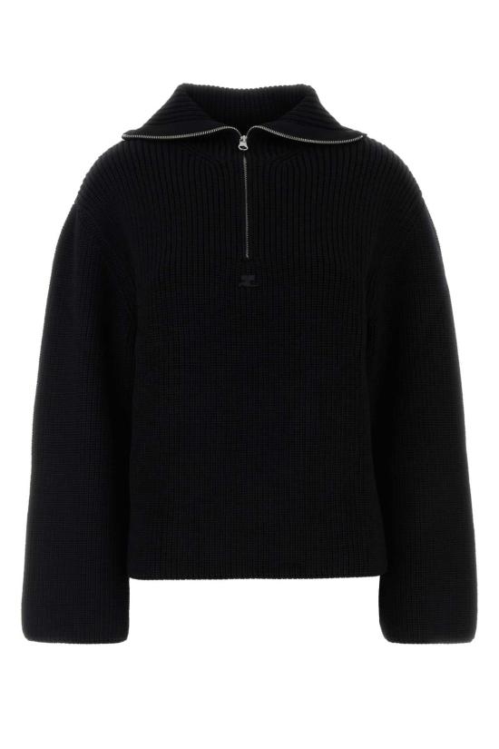 25FW 쿠레쥬 스웨터 325MPU243FI0036 9999 BLACK