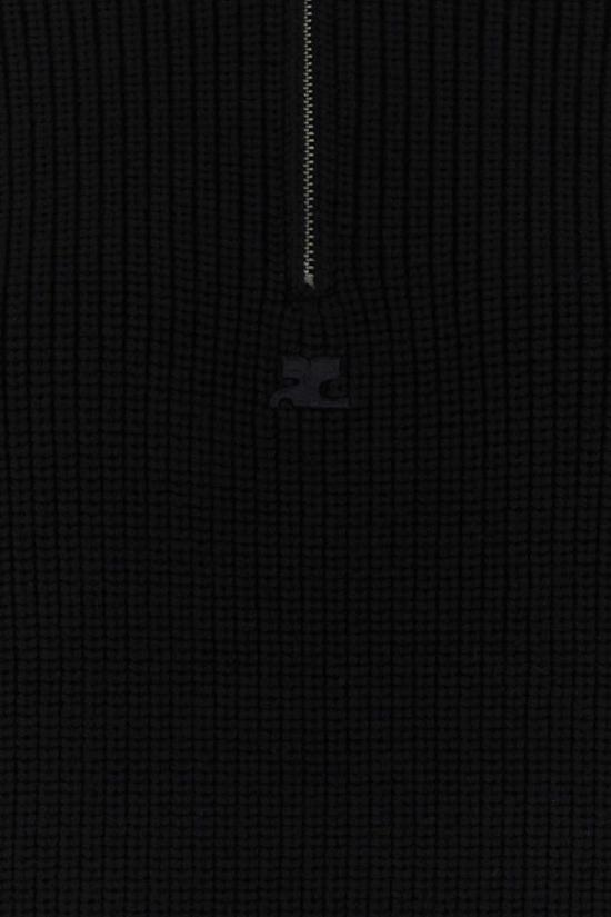 25FW 쿠레쥬 스웨터 325MPU243FI0036 9999 BLACK - COURREGES