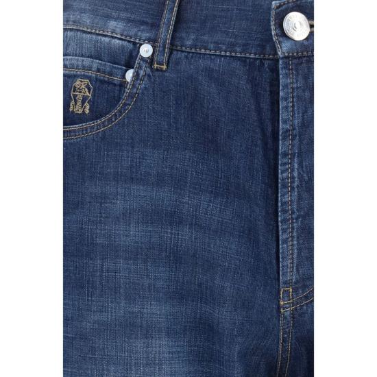 26SS 브루넬로 쿠치넬리 데님 팬츠 BRME645O1090C1468BB BLUE - BRUNELLO CUCINELLI