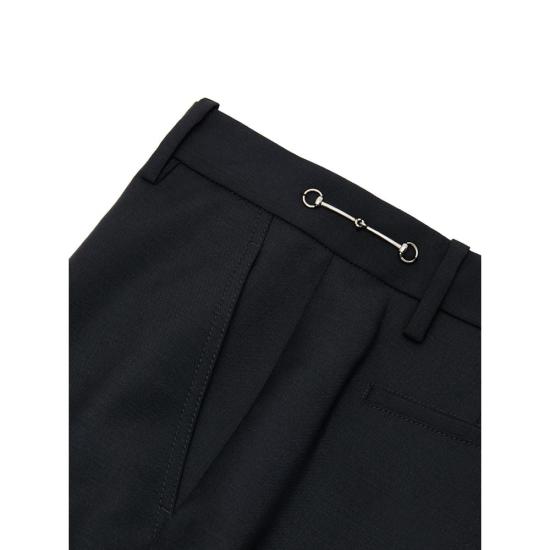  구찌 스트레이트 팬츠 GU 9781676 BLACK - GUCCI