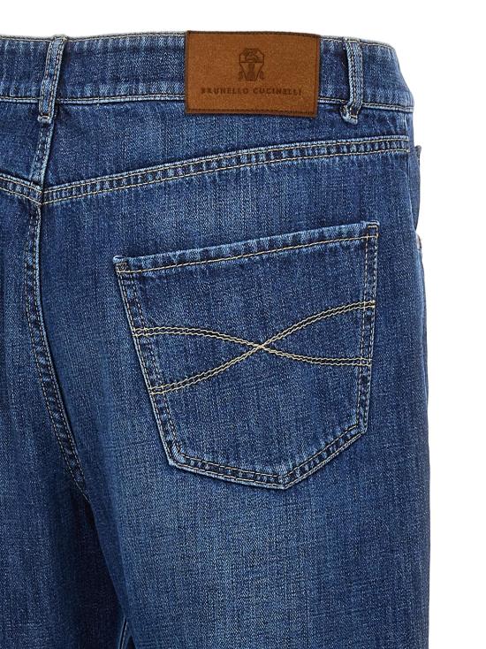26FW 브루넬로 쿠치넬리 데님 팬츠 BR299273BM BLUE - BRUNELLO CUCINELLI