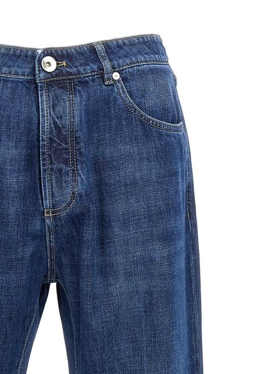 26FW 브루넬로 쿠치넬리 데님 팬츠 BR299273BM BLUE - BRUNELLO CUCINELLI