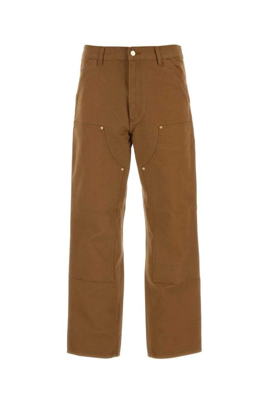 26SS 칼하트 WIP 디어본 캔버스 더블 니 팬츠 I03150132 HZ02 BROWN