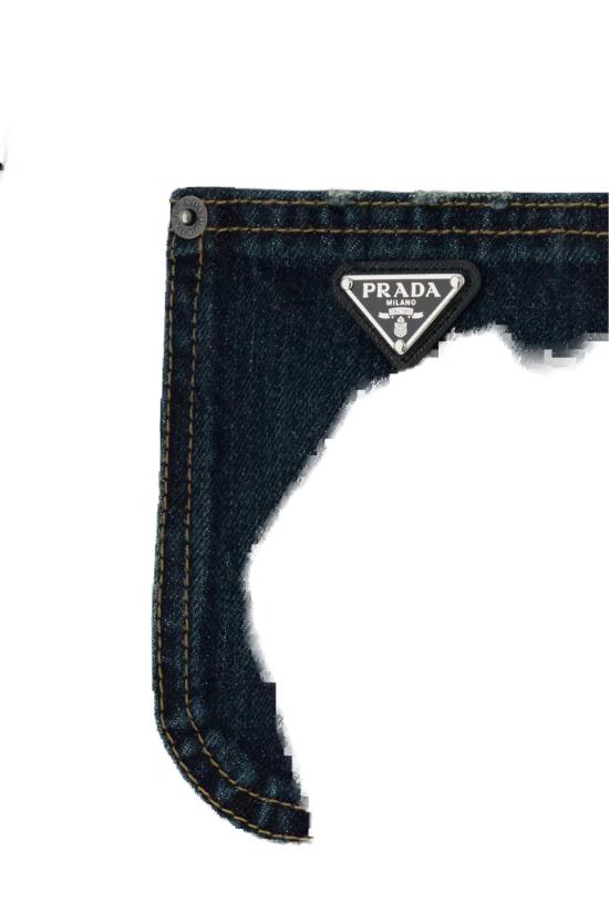 26FW 프라다 솔리드 멀티포켓 싱글브레스트 데님 자켓 GFB340SOOO19VI F0008 BLUE - PRADA