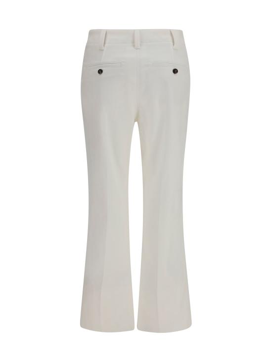  브루넬로 쿠치넬리 팬츠 MA126P8854 C1542 WHITE - BRUNELLO CUCINELLI