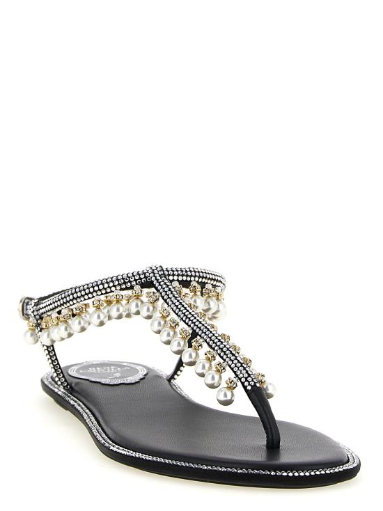 26FW 르네 카오빌라 샌들 RE335866BM BLACK - RENE CAOVILLA
