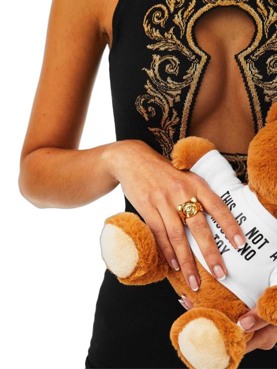 26SS 모스키노 반지 71A91048402606 GOLD - MOSCHINO