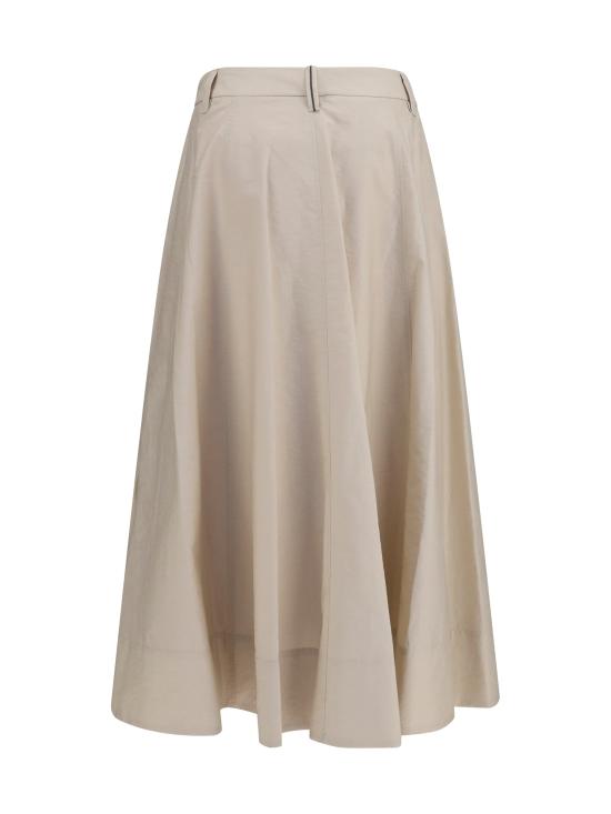 26SS 브루넬로 쿠치넬리 스커트 M0F79G3951 C9593 QUARZO - BRUNELLO CUCINELLI