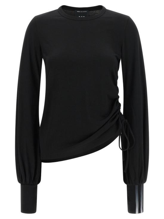 26FW 와이쓰리 폴로 티셔츠 Y337916BM BLACK