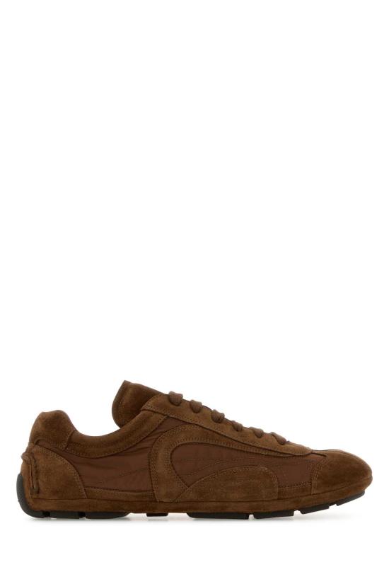 26SS 프라다 몬테카를로 리에디션 2005 스웨이드 스니커즈 4E1165FG001D7R F0BW5 BROWN