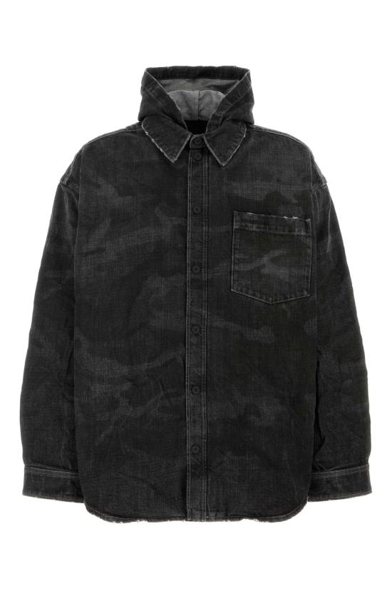 26SS 발렌시아가 자켓 857178TTWA6 4864 BLACK