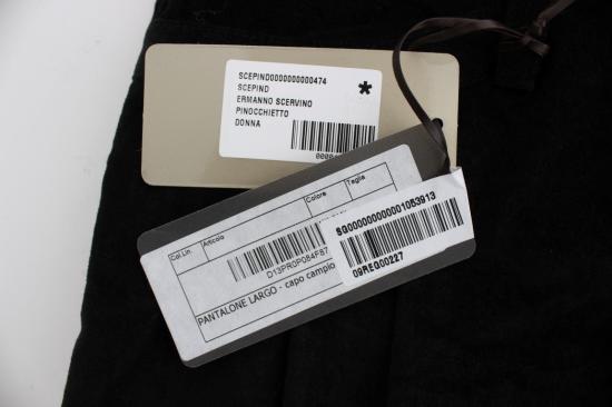  에르마노 설비노 스트레이트 팬츠 SIG30396 BLACK - ERMANNO SCERVINO