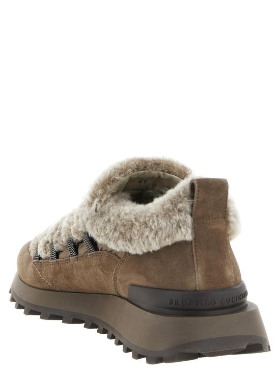 26FW 브루넬로 쿠치넬리 스니커즈 BR337722BM BROWN - BRUNELLO CUCINELLI