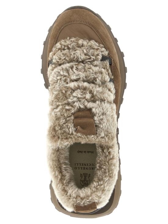 26FW 브루넬로 쿠치넬리 스니커즈 BR337722BM BROWN - BRUNELLO CUCINELLI