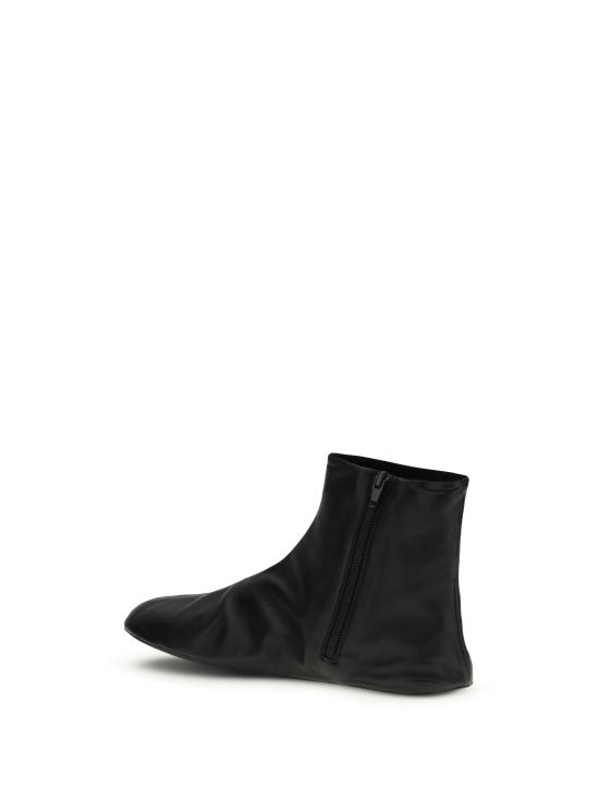 26SS 더로우 스텔라 레더 셔링 부티 F1724N66SH02 BLK BLACK - THE ROW