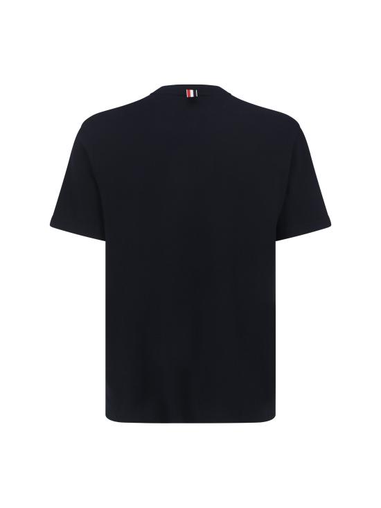 26FW 톰브라운 클래식 피케 4바 티 MJS123A00050 415 NAVY - THOM BROWNE