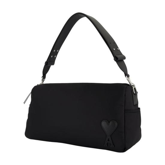 25FW 아미 숄더백 AMI024014 BLACK - AMI