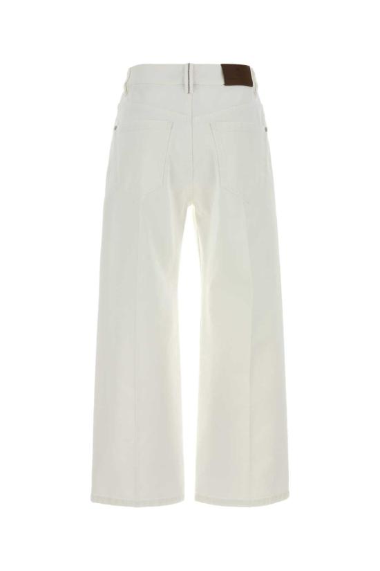 26SS 브루넬로 쿠치넬리 데님 팬츠 M0H81P4008 C600 WHITE - BRUNELLO CUCINELLI