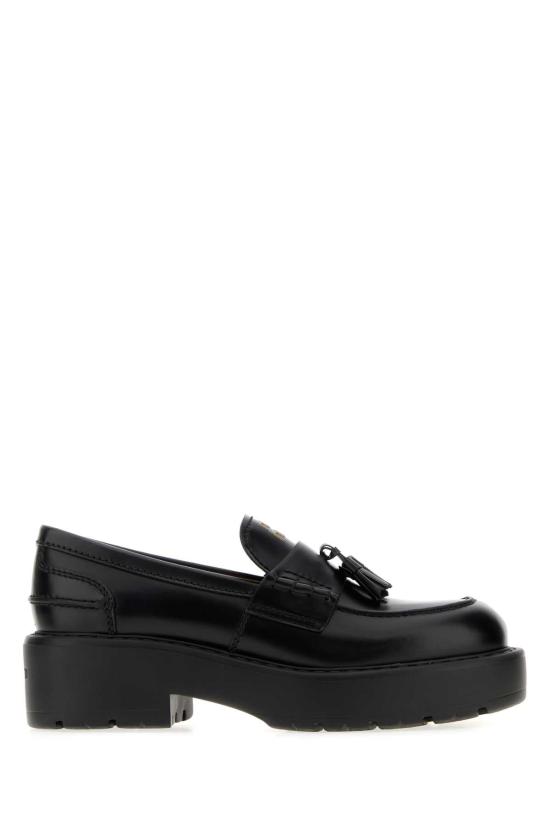 26FW 미우미우 플랫 슈즈 5D743EF055B4L F0002 BLACK
