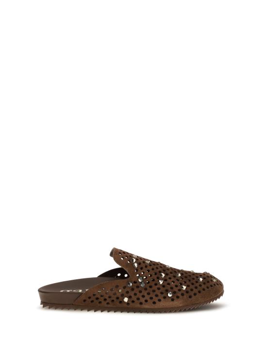 26FW 페드로 가르시아 샌들 BRAIDY05 017 BROWN