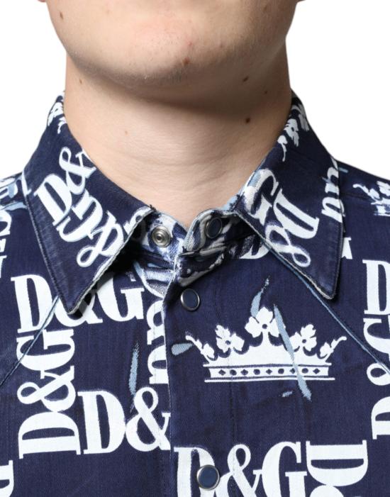  돌체앤가바나 셔츠 TSH87099 NAVY - DOLCE & GABBANA