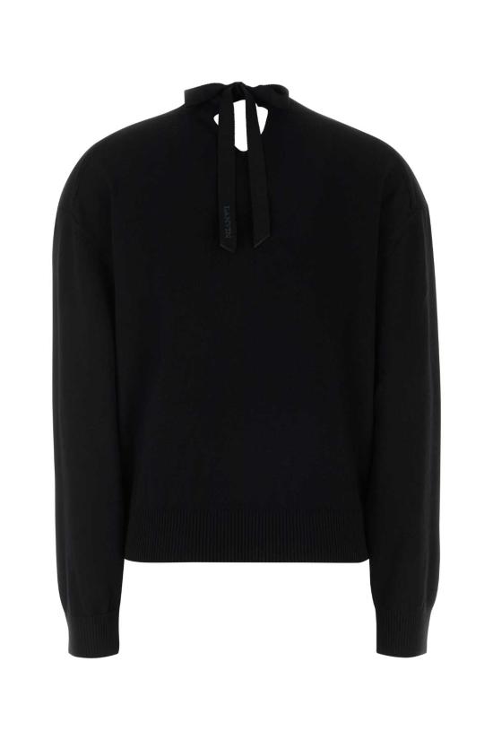 26FW 랑방 스웨터 RWPO0027K101A26 10 BLACK - LANVIN