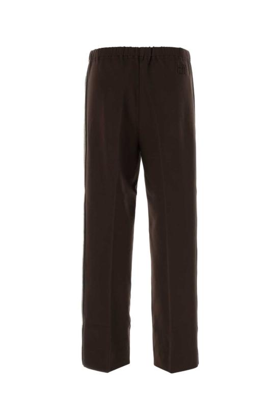 25FW 미우미우 스트레이트 팬츠 MP1935SOOO18FQ F0324 BROWN - MIU MIU