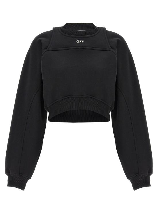  오프화이트 긴팔 티셔츠 OF292329BM BLACK