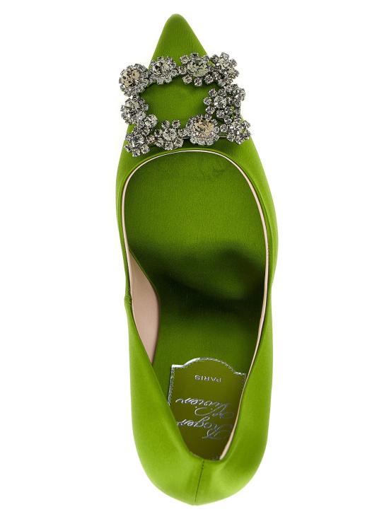 25FW 로저비비에 힐/펌프스 RO315026BM GREEN - ROGER VIVIER