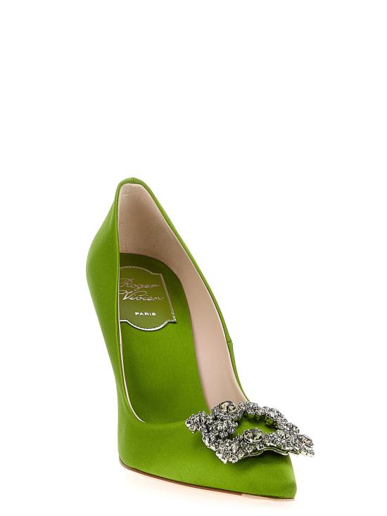 25FW 로저비비에 힐/펌프스 RO315026BM GREEN - ROGER VIVIER