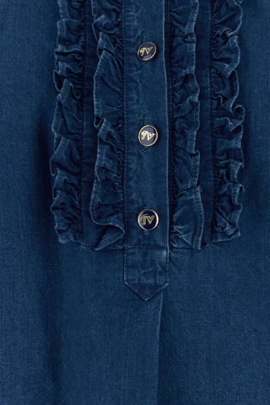  발렌티노 가라바니 블라우스 6B3DB02Z94B 558 BLUE - VALENTINO GARAVANI