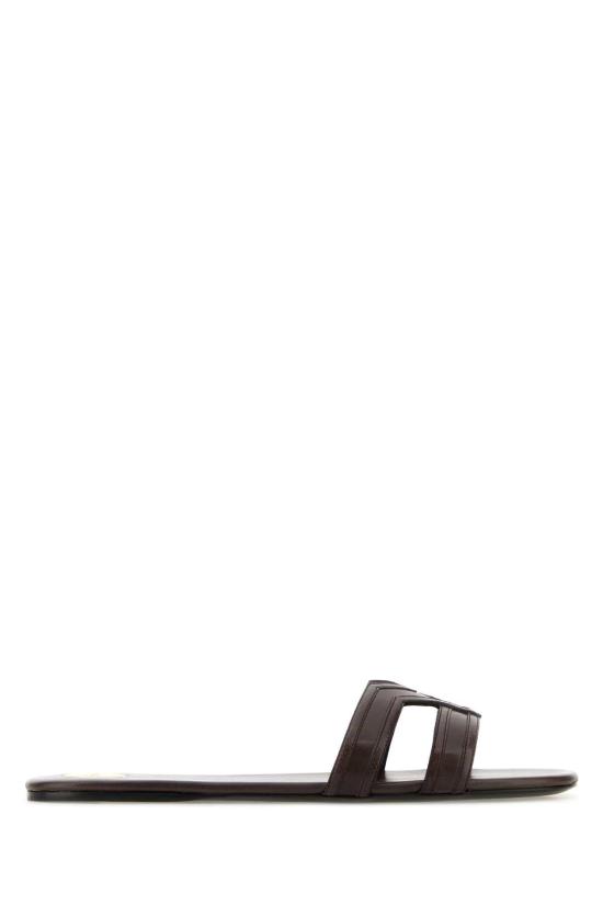 26SS 생로랑 플랫 슈즈 86185325V00 2128 BROWN