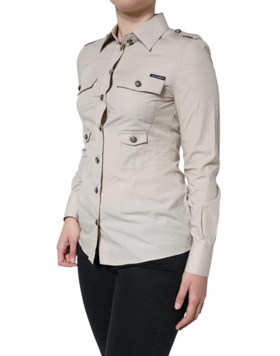  돌체앤가바나 셔츠 TSH86565 BEIGE - DOLCE & GABBANA