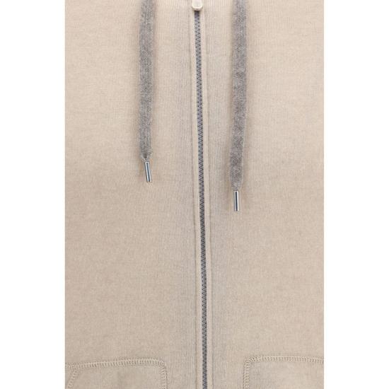 26FW 브루넬로 쿠치넬리 후드 티셔츠 BRM2223246GCS396BB BEIGE - BRUNELLO CUCINELLI