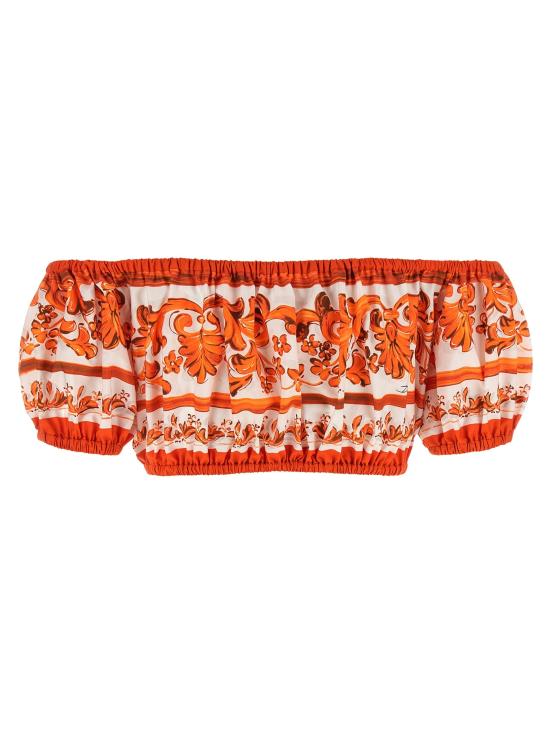 26FW 돌체앤가바나 블라우스 DO336965BM ORANGE - DOLCE & GABBANA