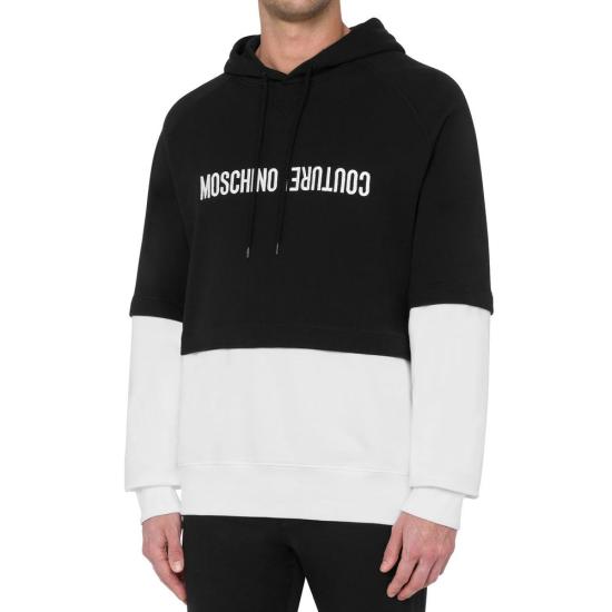  모스키노 긴팔 티셔츠 MO 8992024559828 BLACK - MOSCHINO