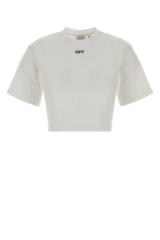 26FW 오프화이트 반팔 티셔츠 2FA00678T W102 WHITE