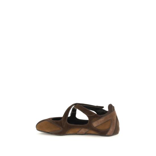 26FW 디 아티코 플랫 슈즈 TH261WSH00871LBT040AA773BB BROWN - THE ATTICO