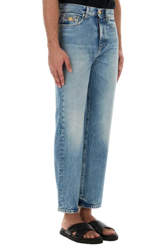 26SS 베르사체 데님 팬츠 10205761A16386 1D190 BLUE - VERSACE
