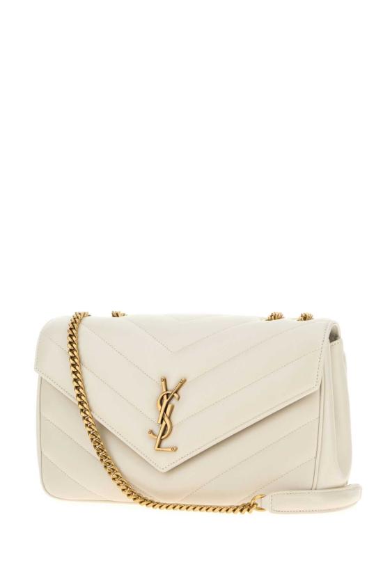  생로랑 루루 마틀라세 램스킨 미디움 숄더백 801439AAEAX 9207 BEIGE - SAINT LAURENT